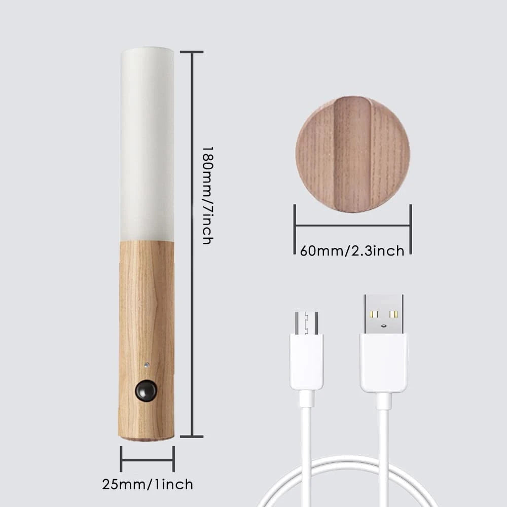 Wireless Wood Wall Lamp