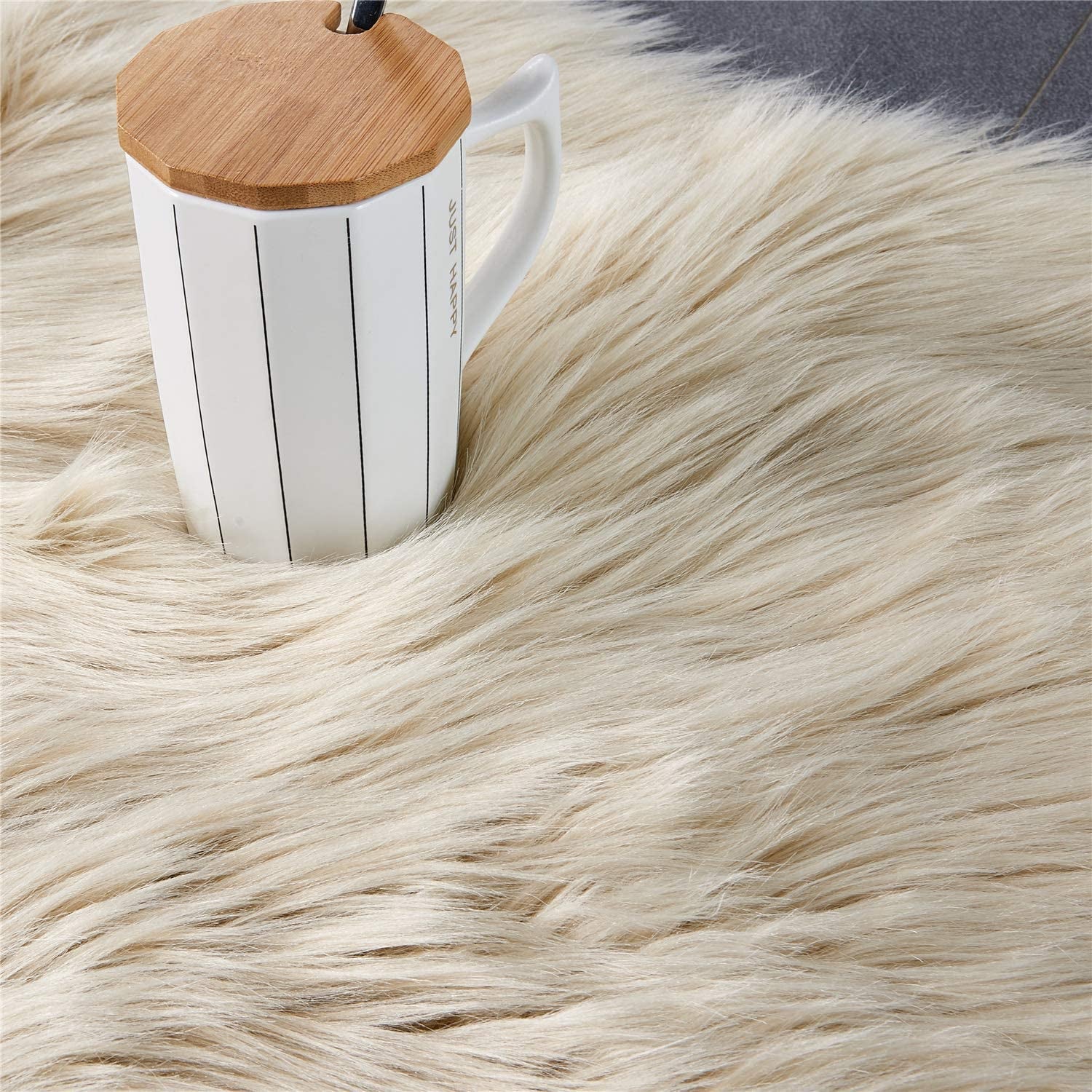 Ultra Soft Fluffy Sheepskin Area Rug