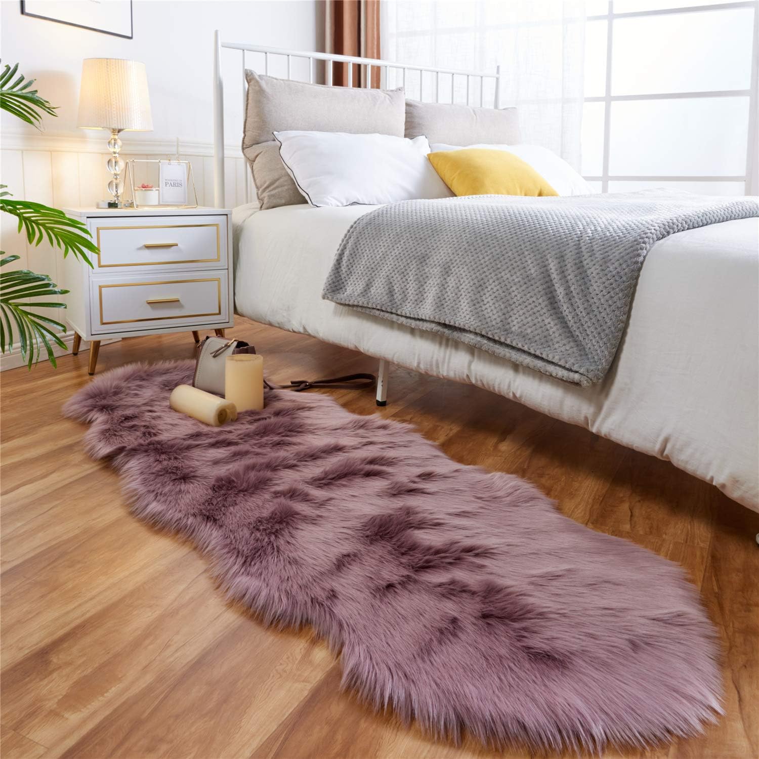 Ultra Soft Fluffy Sheepskin Area Rug