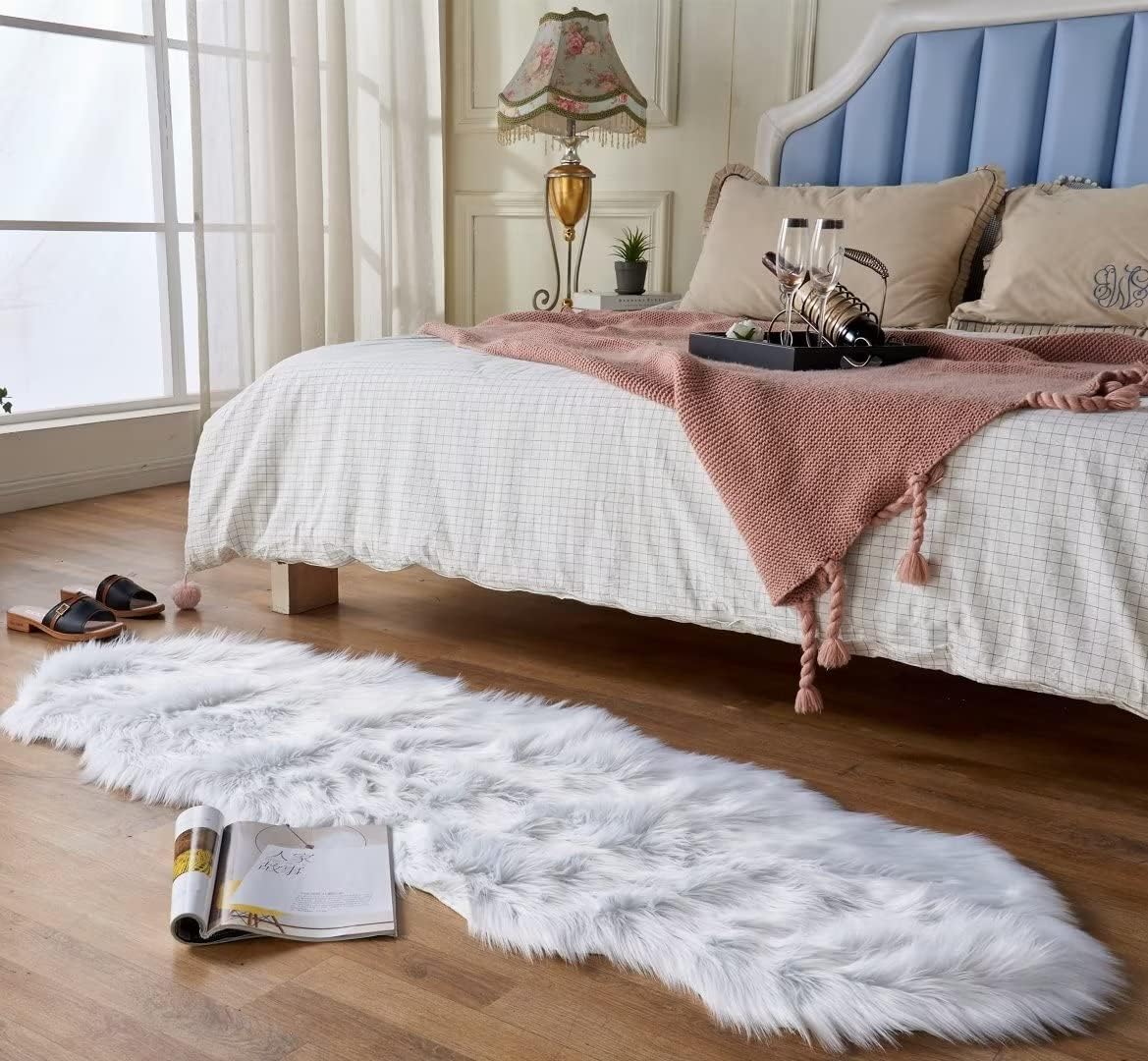 Ultra Soft Fluffy Sheepskin Area Rug