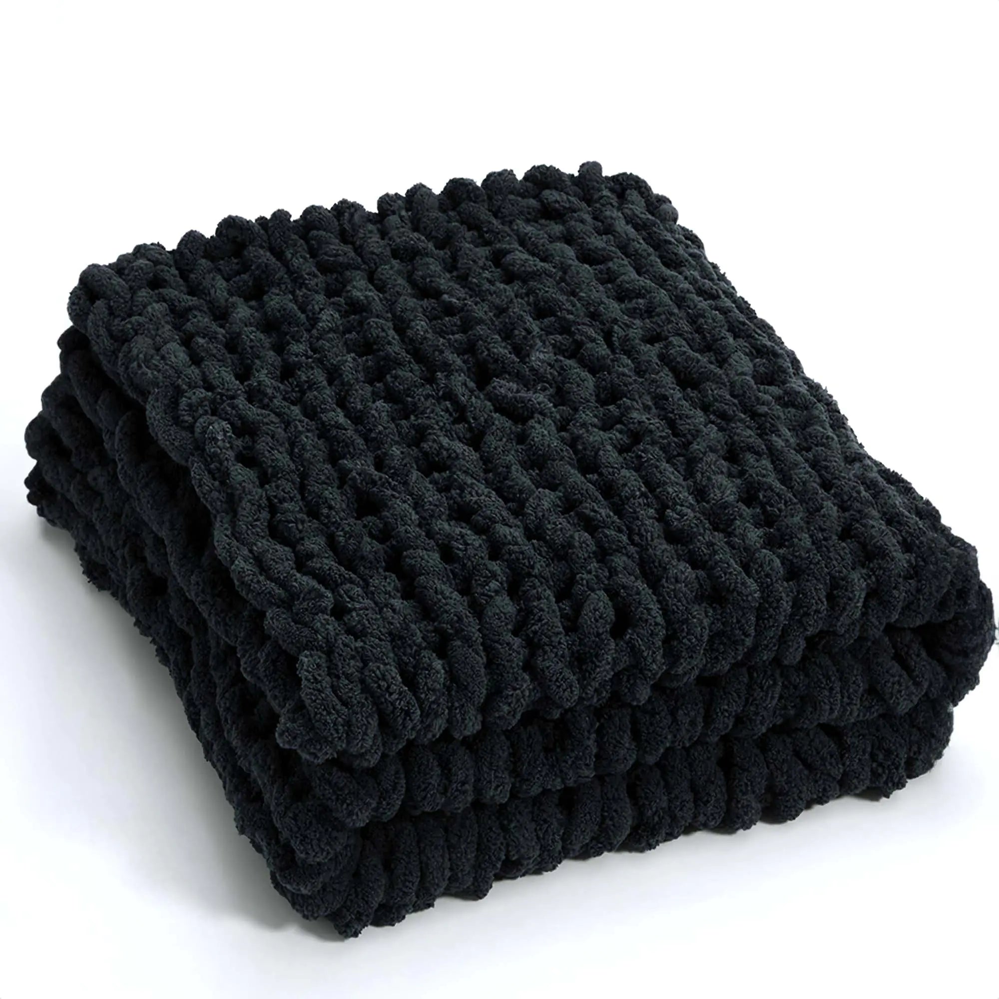 Loose Knit Throw Blanket