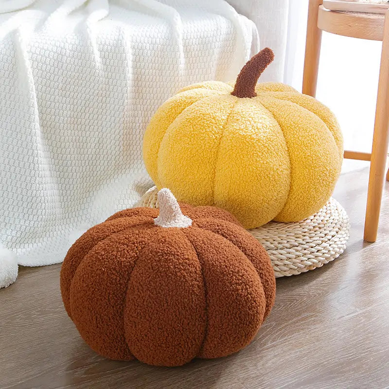 Stuffed Fall Decorative Pumpkin Pillow