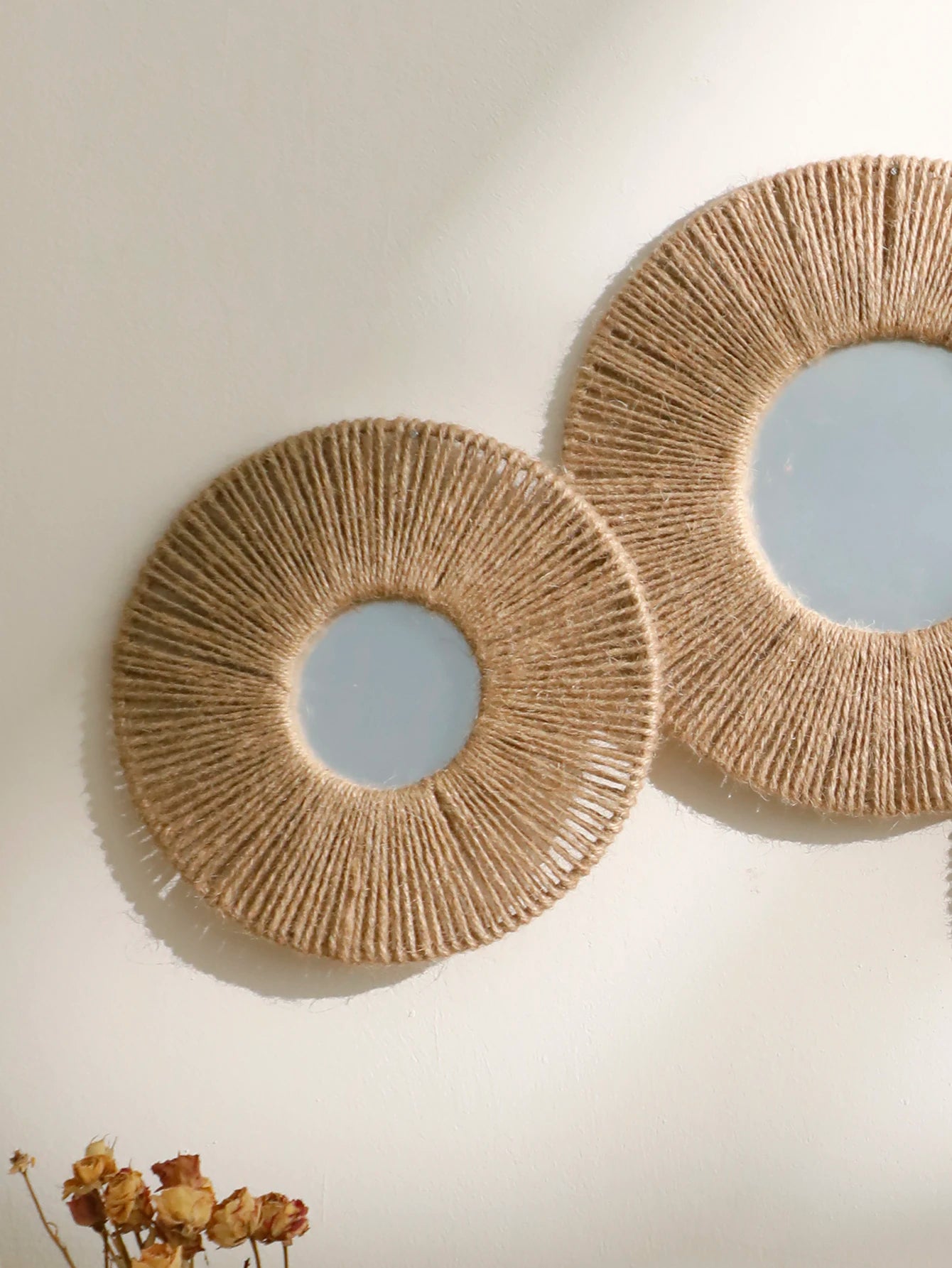 Hand Woven Wall Mirror