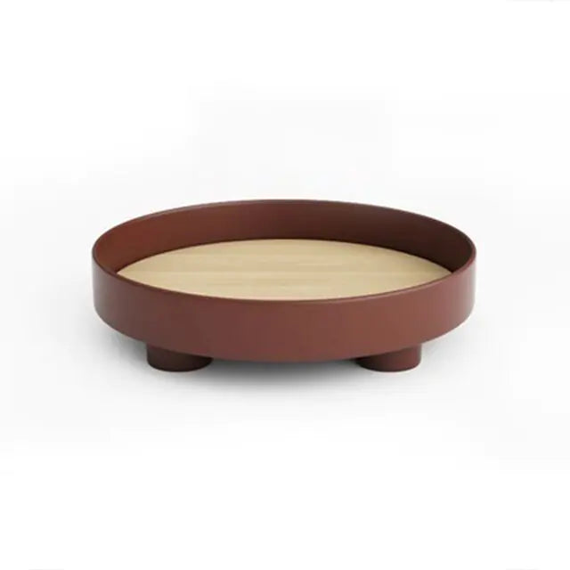 Modern Round Counter Organization Tray With Legs