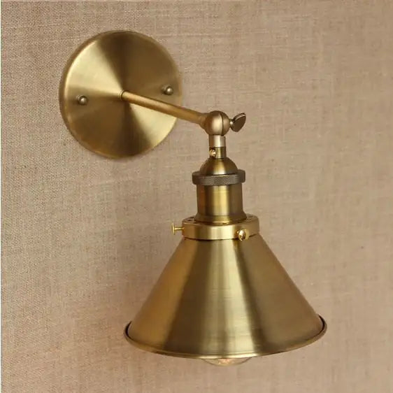 Industrial Gold Modern Wall Lamp