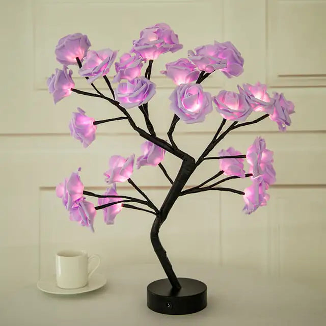 Glowing Rose Tree