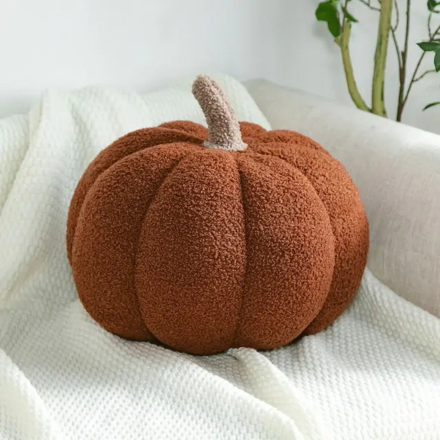 Stuffed Fall Decorative Pumpkin Pillow