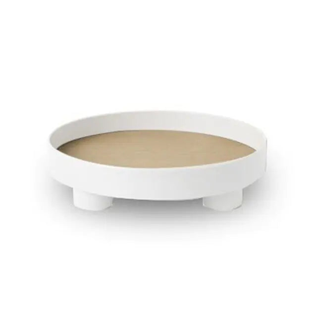 Modern Round Counter Organization Tray With Legs